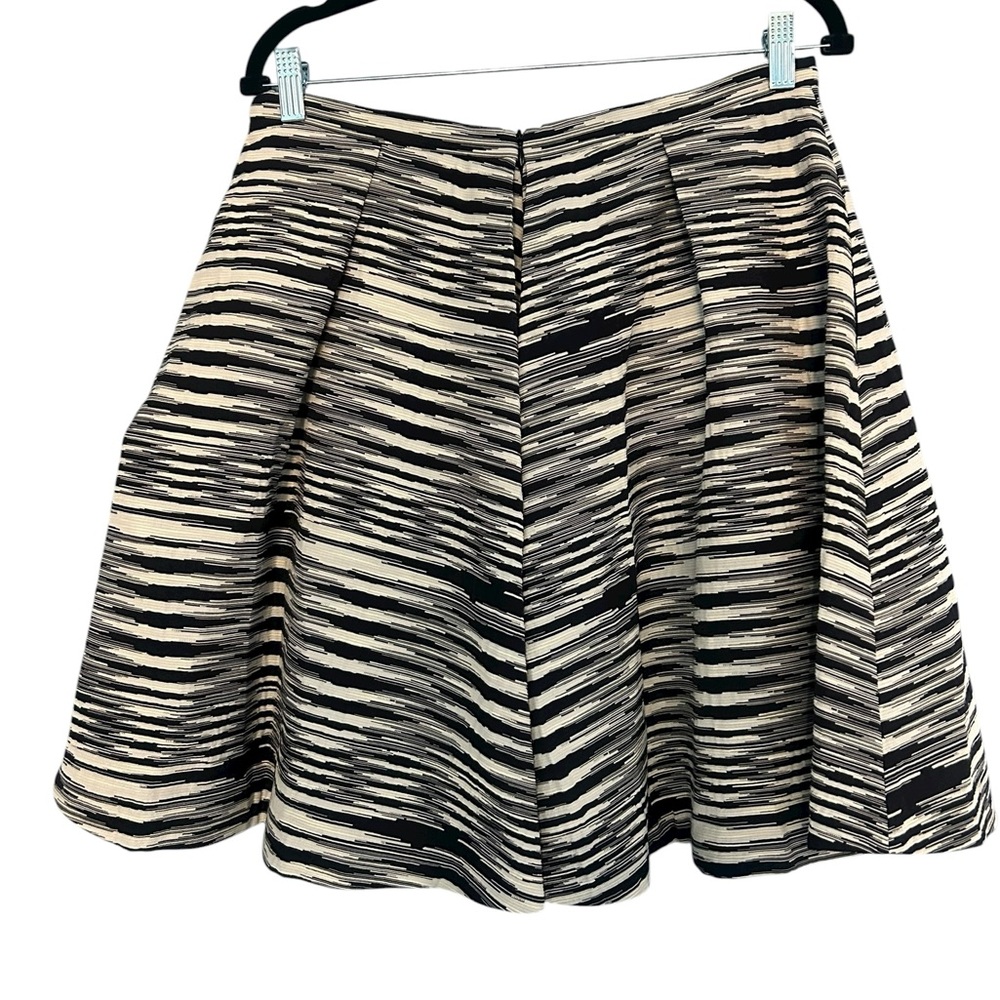ICE Iceberg Italian Brand Skirt Black White Cotton Blend Pockets NWT Size 46/10